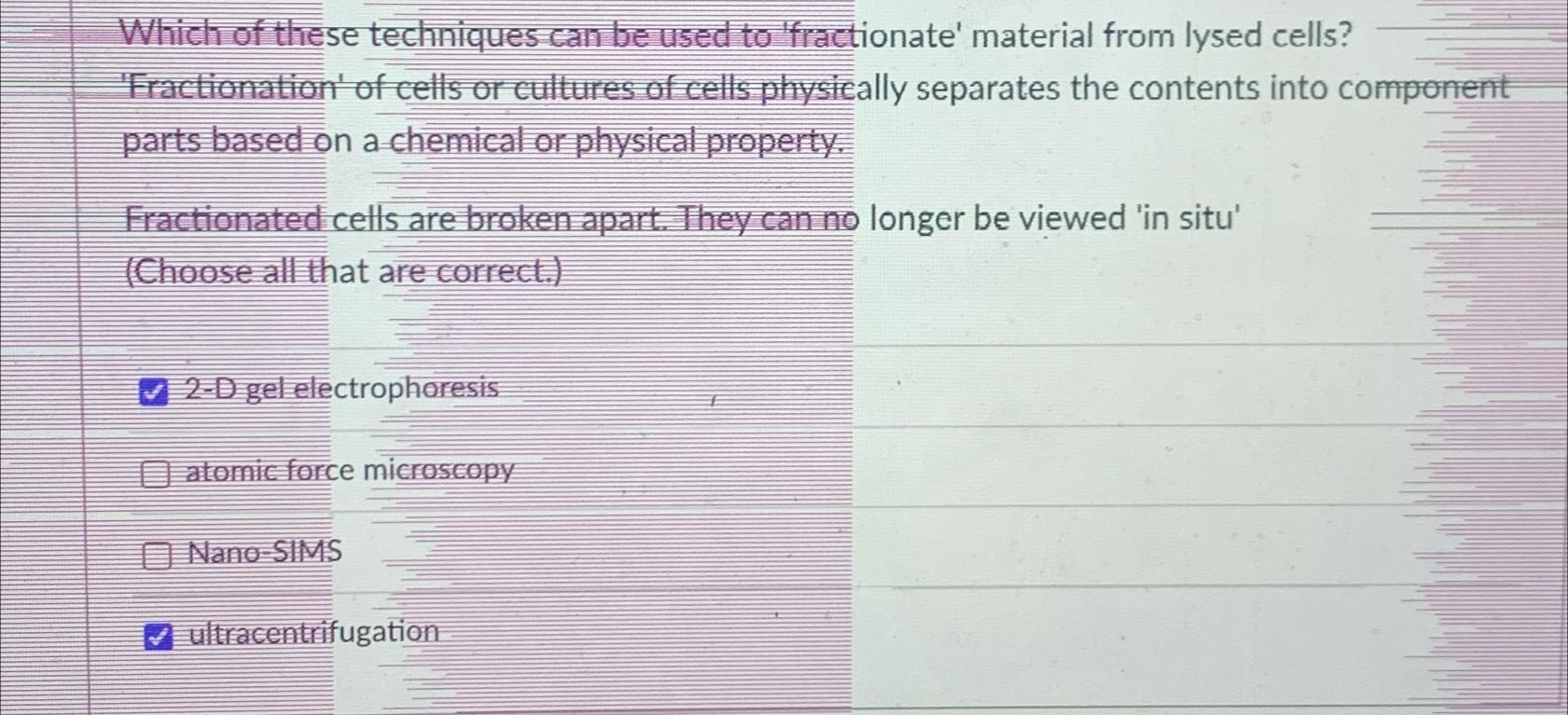 Solved Which of these techniques can be used to | Chegg.com