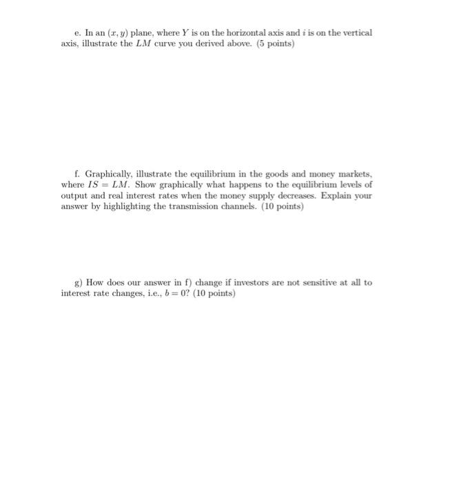 Solved Problem 1. ( 50 points) Consider the Aggregate | Chegg.com