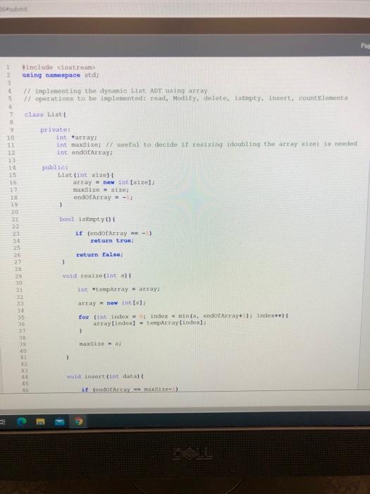Solved CREATE A COPY OF THIS PROGRAM IN C++ Form Please | Chegg.com