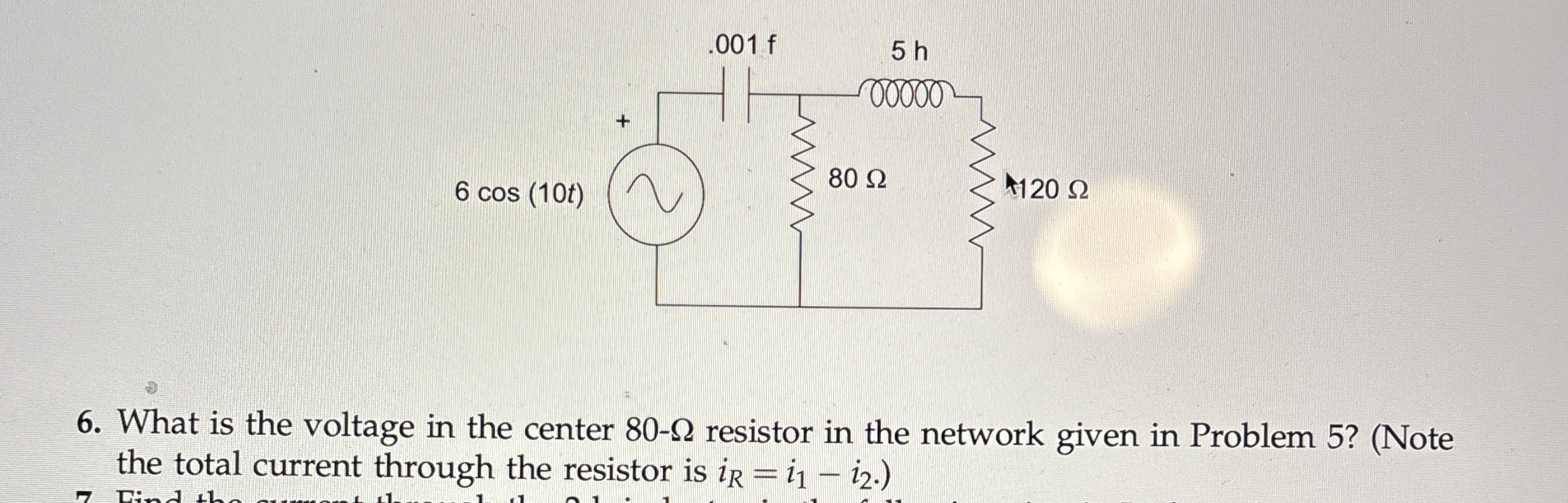 Solved What is the voltage in the center 80Ω ﻿resistor in