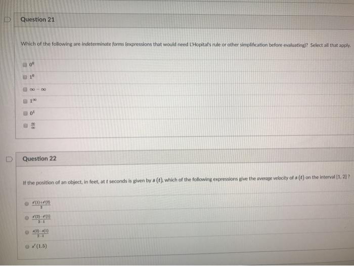 Solved Please use Calc 1 methods to solve these problems | Chegg.com