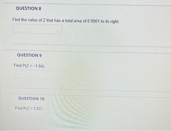 Solved standard normal probabilities table entry for z is chegg