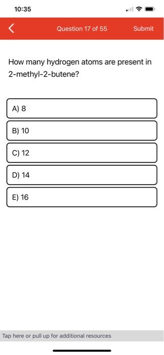 Solved How many hydrogen atoms are present in | Chegg.com