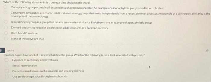 Solved Which of the following statements is true regarding | Chegg.com
