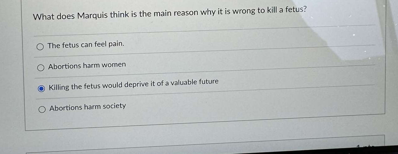 Solved What does Marquis think is the main reason why it is | Chegg.com