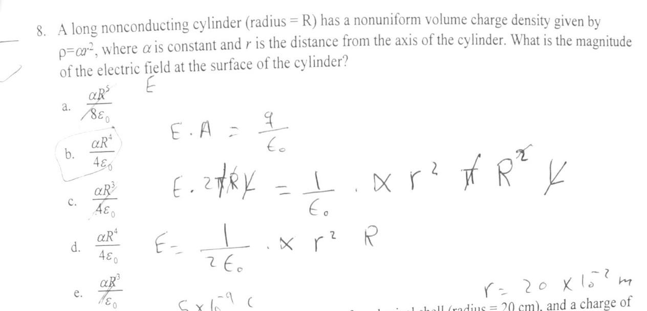 Solved e. kQ R? 13. The electric field in a region of space | Chegg.com