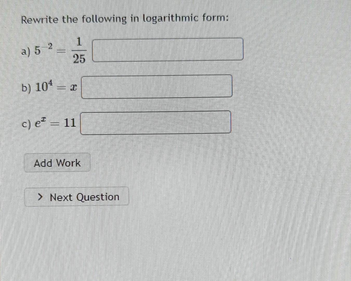 solved-rewrite-the-following-in-logarithmic-form-a-5-2-251-chegg