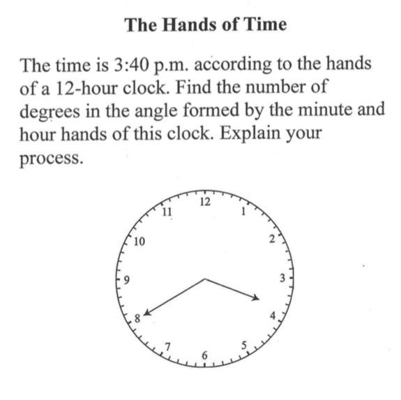 Solved The Hands of Time The time is 3:40 p.m. according to | Chegg.com