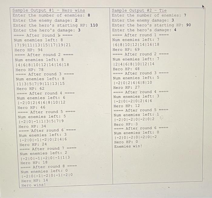 Solved code in java and separate the main method and | Chegg.com