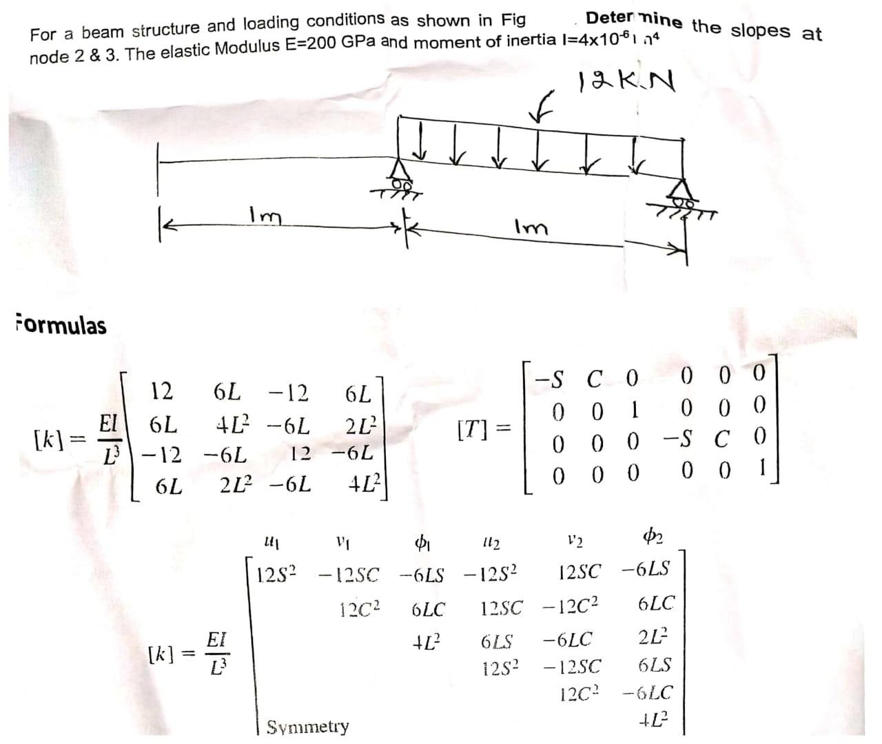 Solved Note# the given force is a distributed force and | Chegg.com