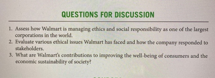 how is walmart socially responsible