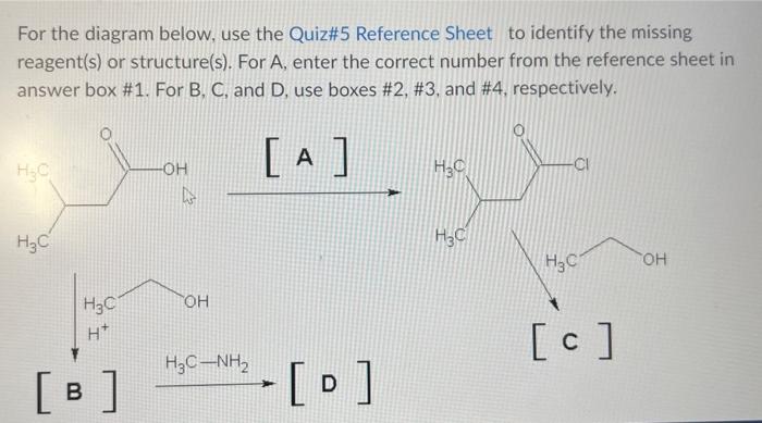 Solved For the diagram below, use the Quiz\#5 Reference | Chegg.com