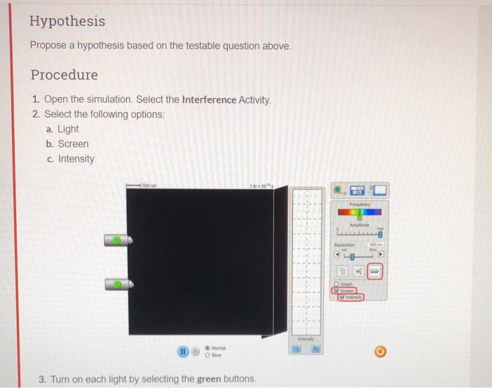 Assignment: Wave Interference The purpose of this lab | Chegg.com