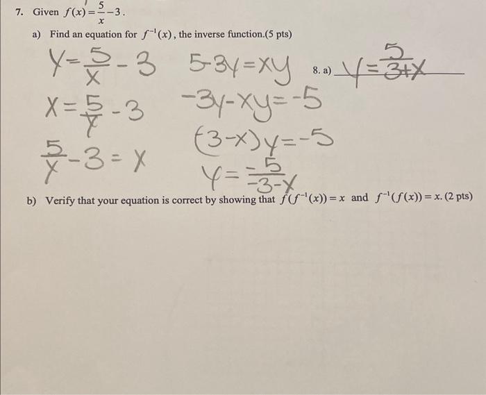 Solved Givenf X X3 −3y X5−35−3y Xy∴ Y 3 X5x X5−3−3y−xy −5x5