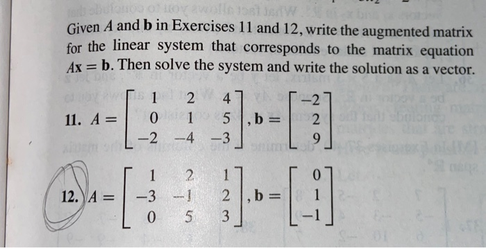 Solved Solve the systems in Exercises 11-14. 11.) x2 + 4x3 = | Chegg.com