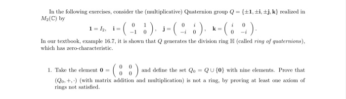 Solved In the following exercises, consider the | Chegg.com