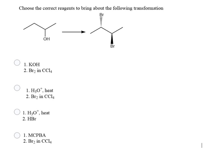 Solved What is the major organic product obtained from the Chegg