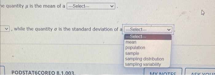 Solved What is the difference between xˉ and μ ? The | Chegg.com