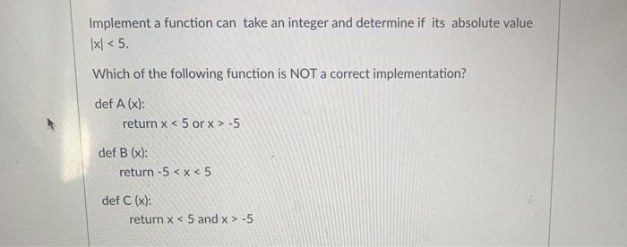 Solved Implement a function can take an integer and | Chegg.com
