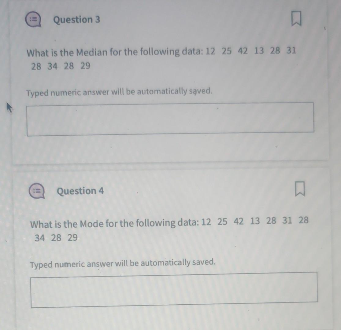 Solved 28342829 Typed numeric answer will be automatically | Chegg.com