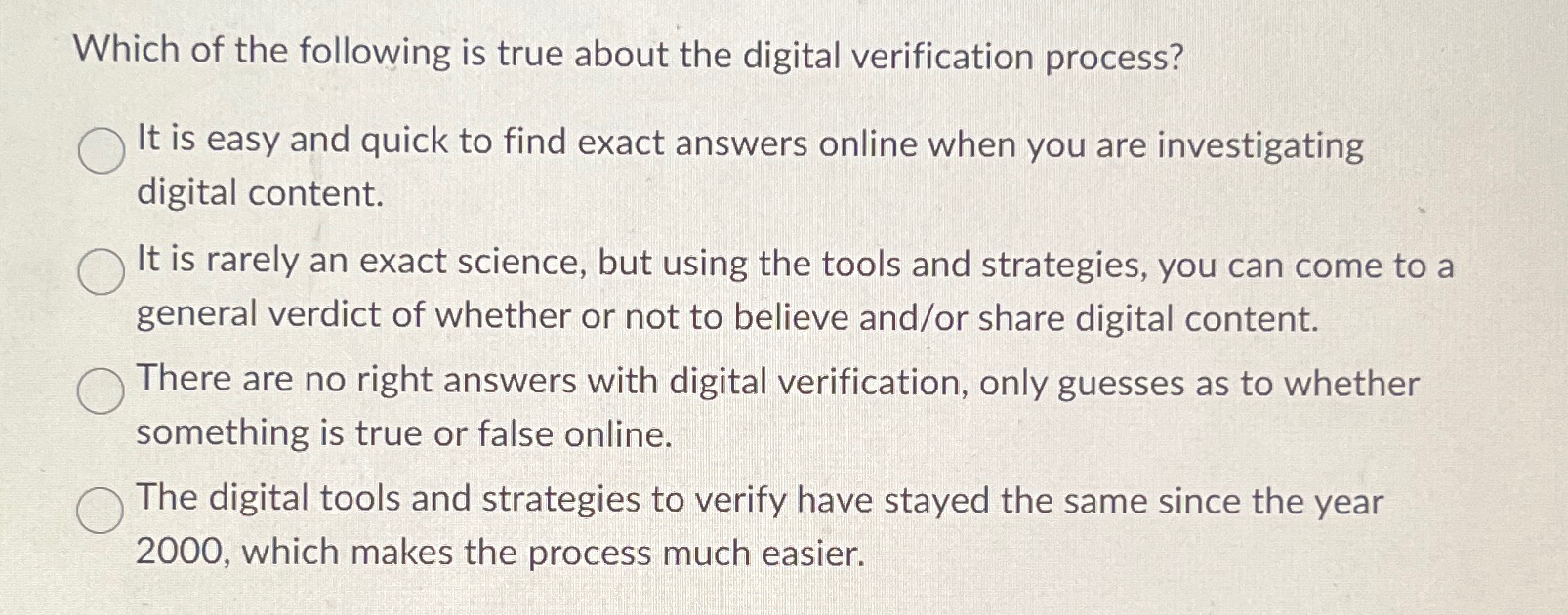 Solved Which of the following is true about the digital | Chegg.com