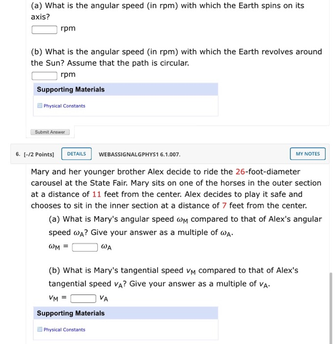 Solved (a) What is the angular speed (in rpm) with which the | Chegg.com