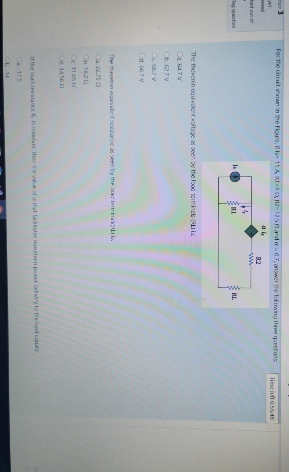 Solved stion 3 For the circuit shown in the Figure, if Is= | Chegg.com