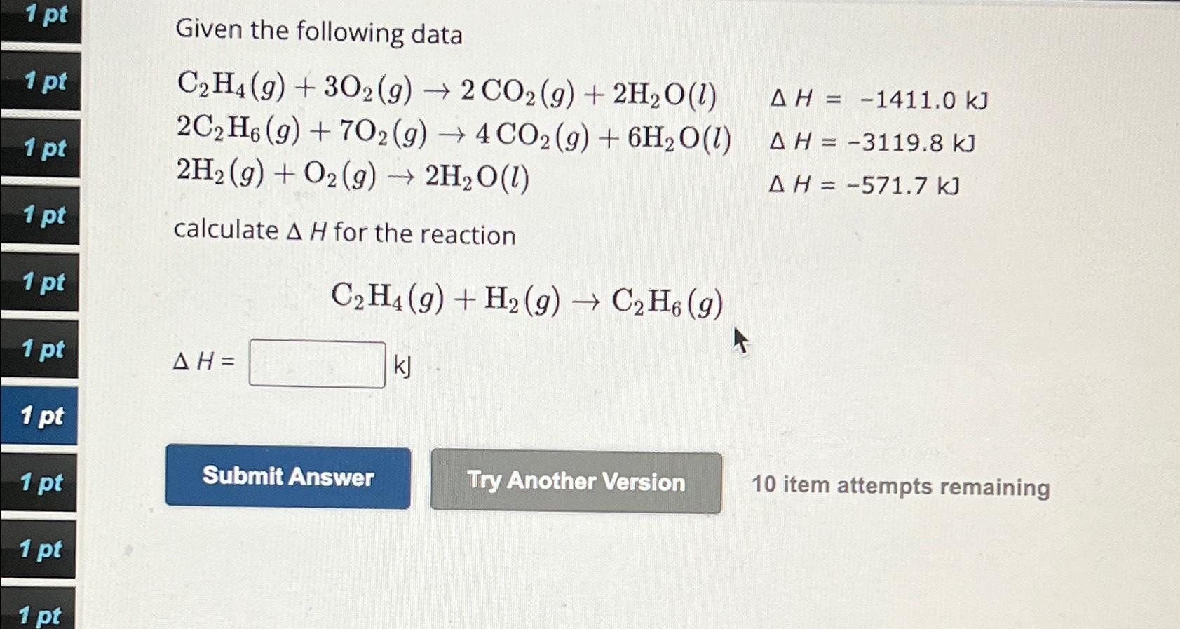 Solved Given The Following | Chegg.com