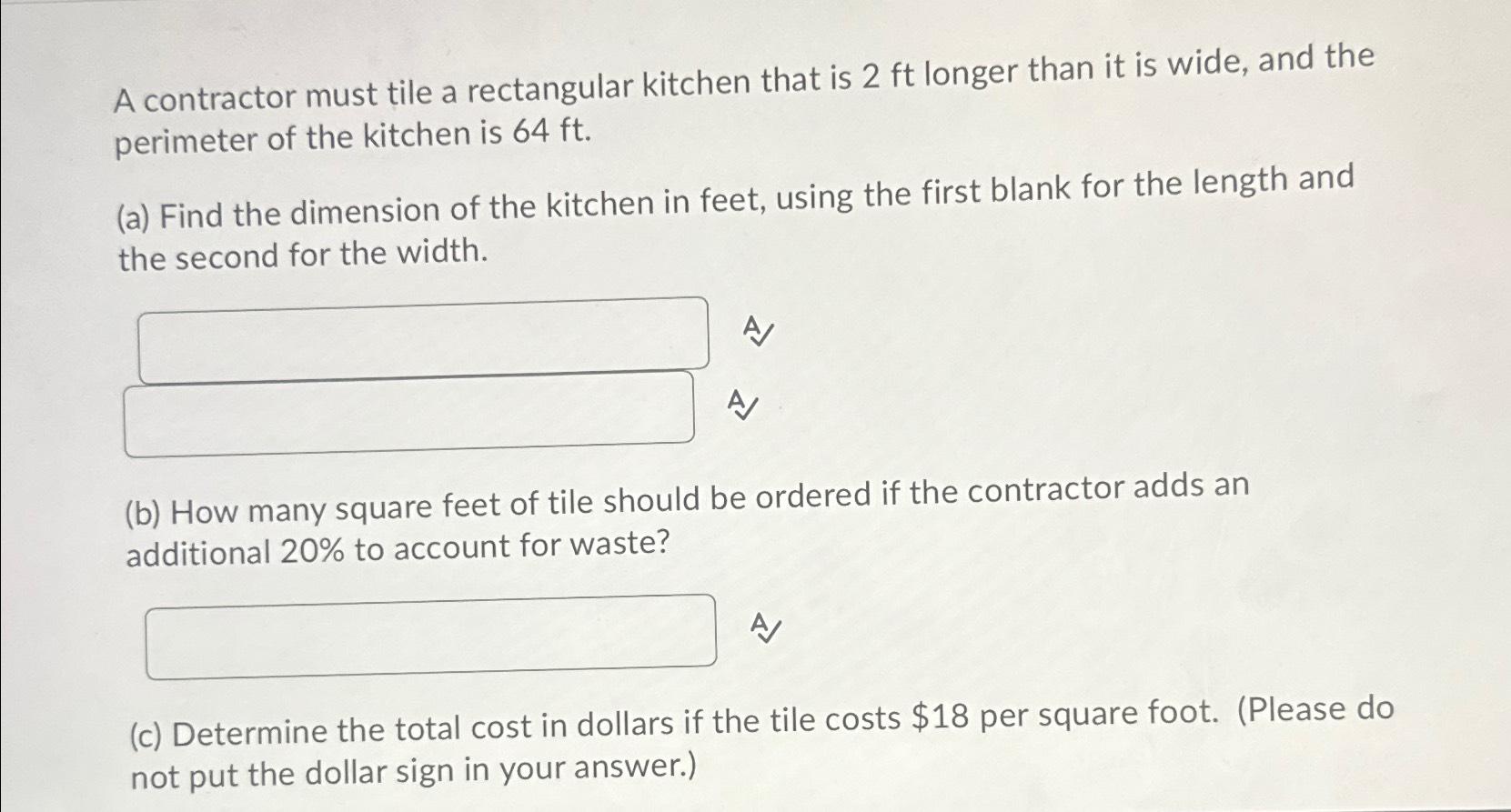 solved-a-contractor-must-tile-a-rectangular-kitchen-that-is-chegg