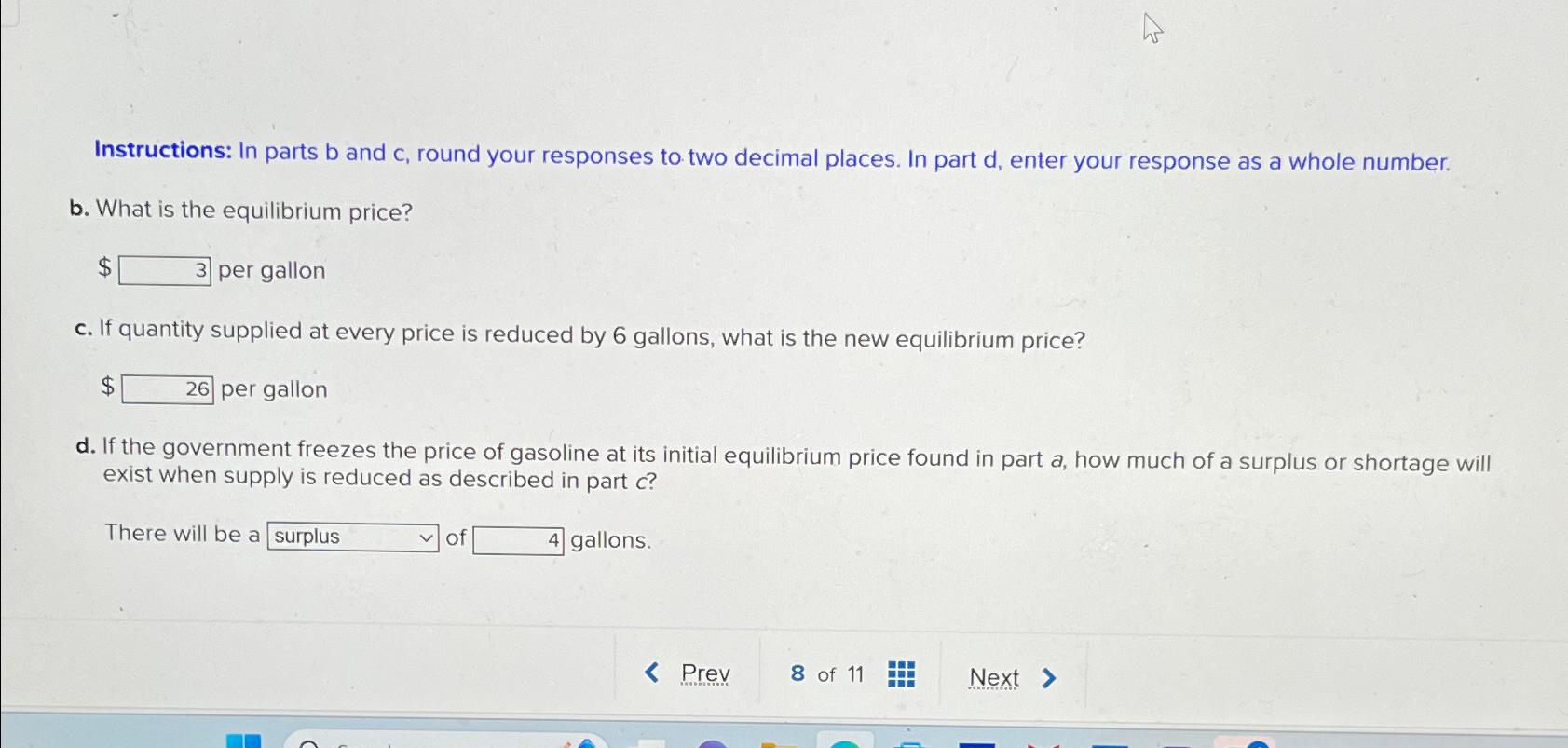 Solved Instructions: In Parts B And C, ﻿round Your Responses | Chegg.com