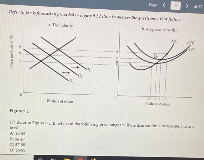 Solved Page of 12 Refer to the information provided in | Chegg.com