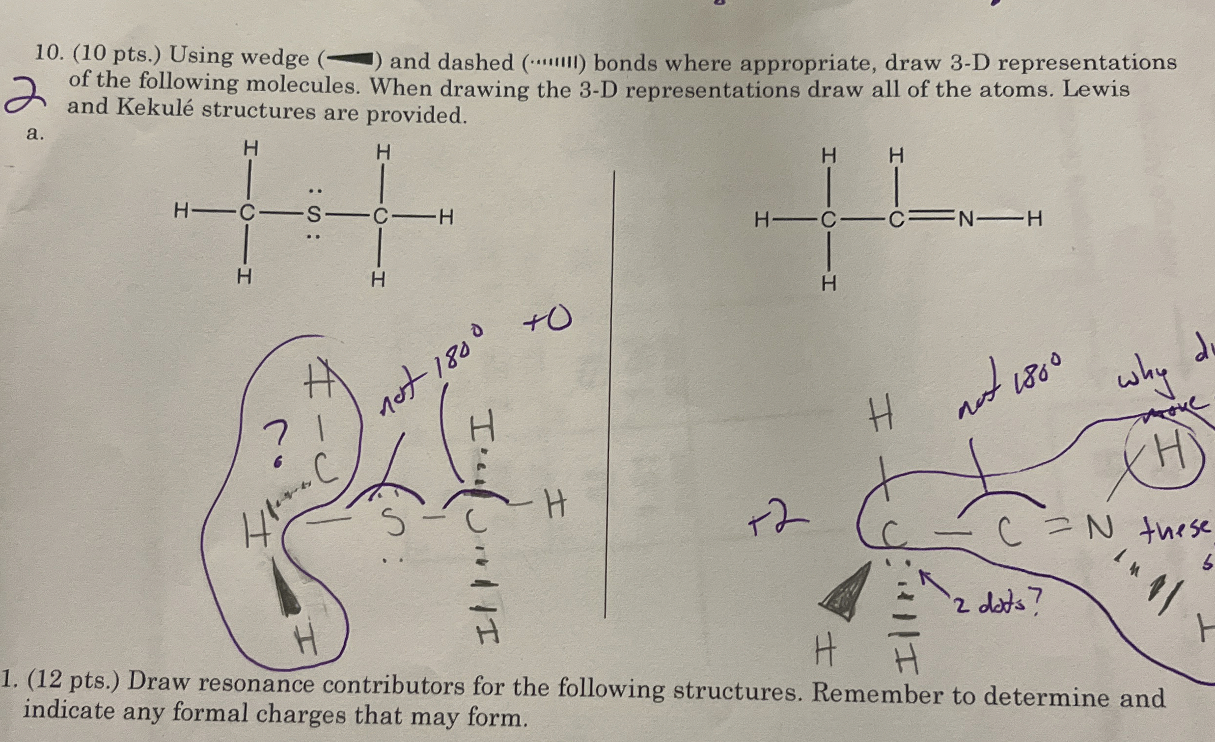 Solved (10 ﻿pts.) ﻿Using wedge () ﻿and dashed ( ﻿cdots