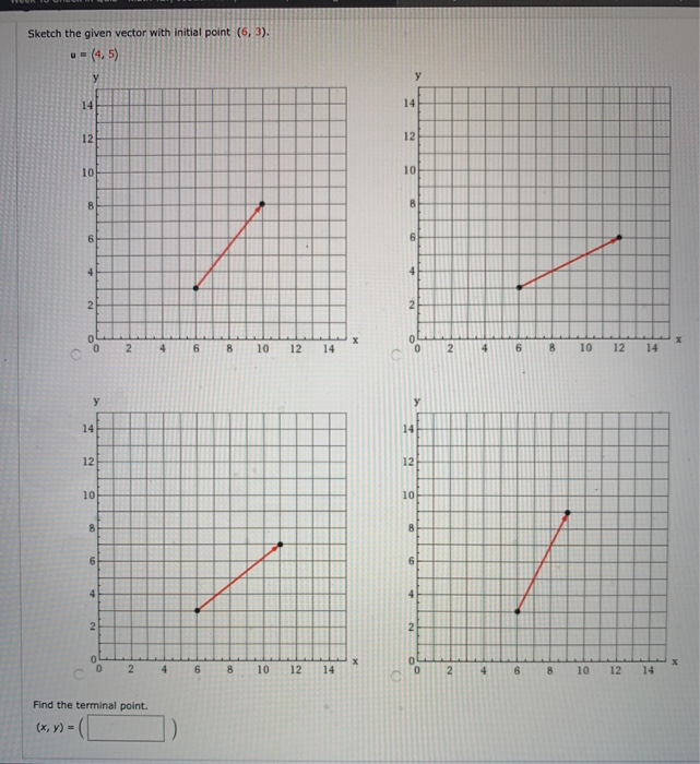 solved-sketch-the-given-vector-with-initial-point-6-3-u-chegg