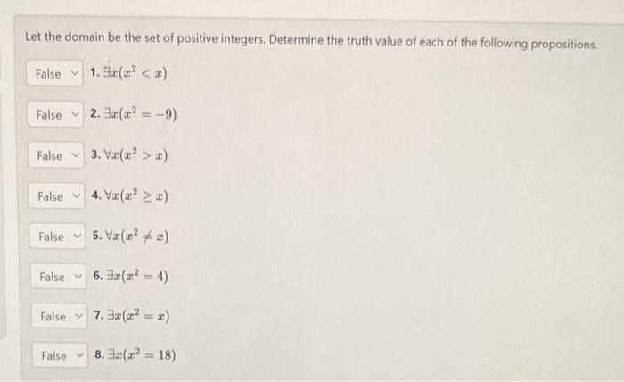 Solved Let P(x):x Is An Even Number. Are The Following | Chegg.com