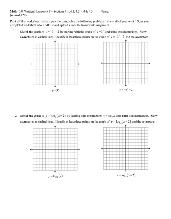 Solved Math 1050 Written Homework 8 - Sections 4.1, 4.2, | Chegg.com