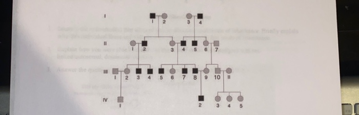 Solved IN 2 4 ch 6 7 8 9 10 11 IV 2 1. Identify the | Chegg.com