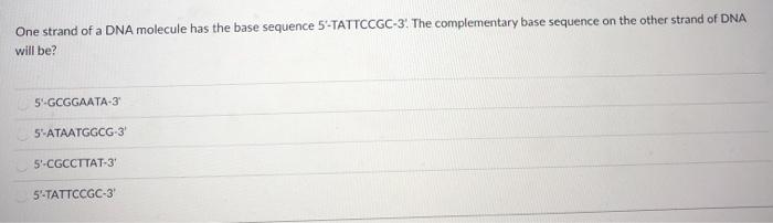 Solved n Question 14 If the template strand (also known as | Chegg.com