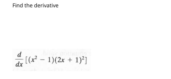 derivative of 1 x dx