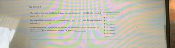 Solved If you guys can help me out :) the options for 6 are | Chegg.com