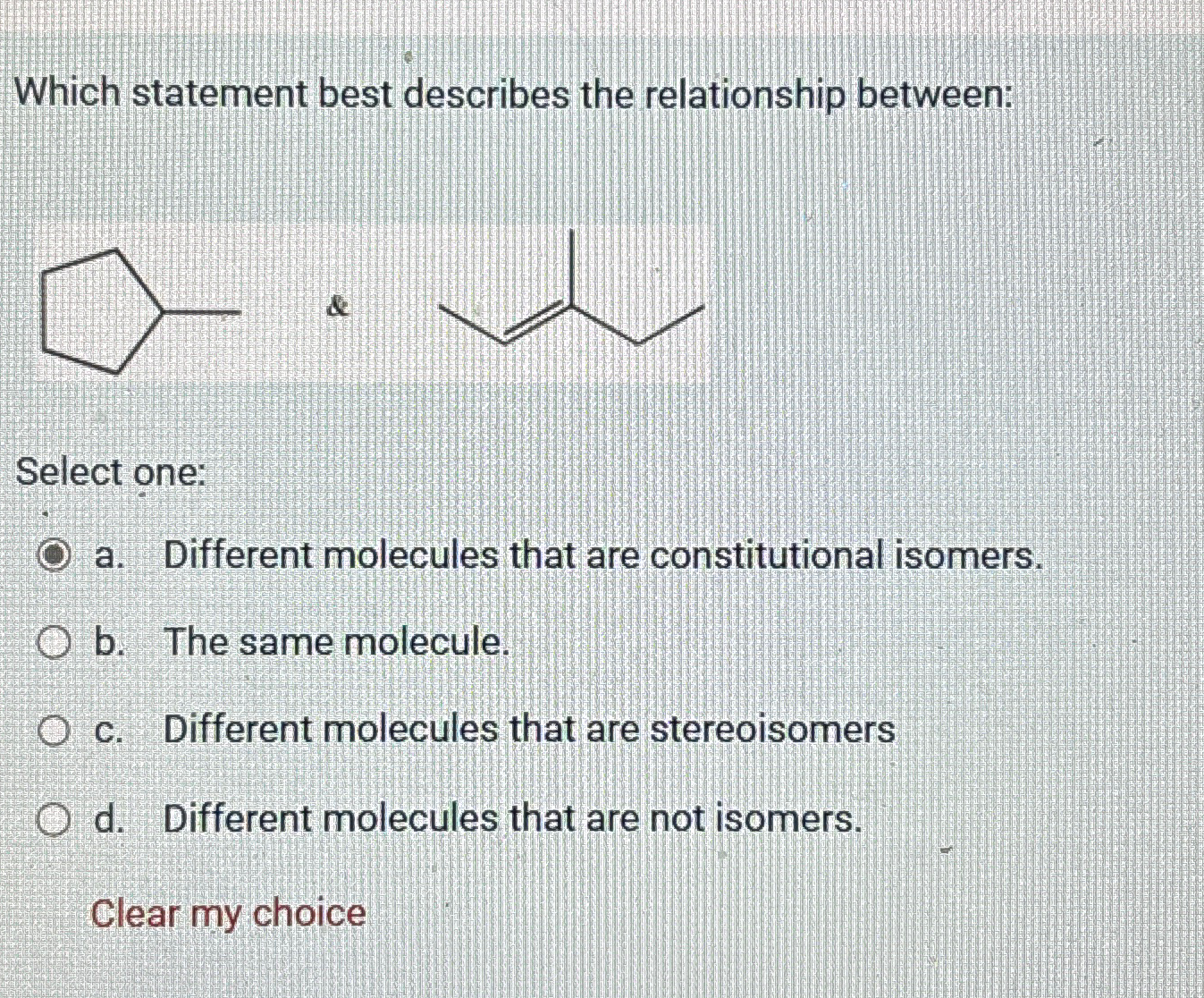 Solved Which statement best describes the relationship | Chegg.com