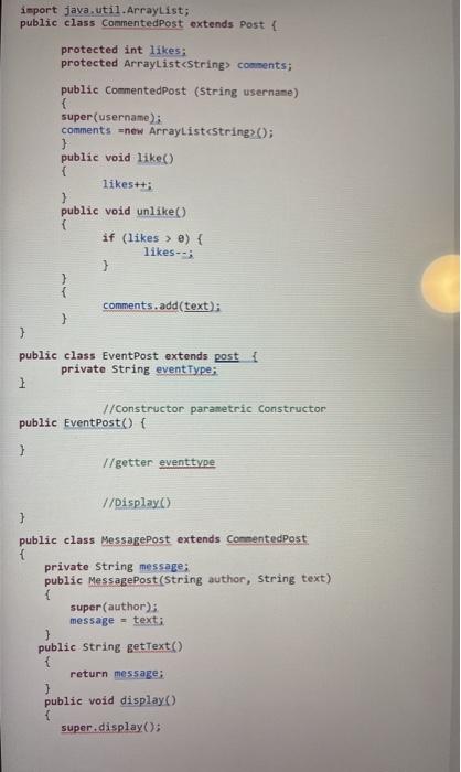 Solved All the source code is in the pics I have done some | Chegg.com