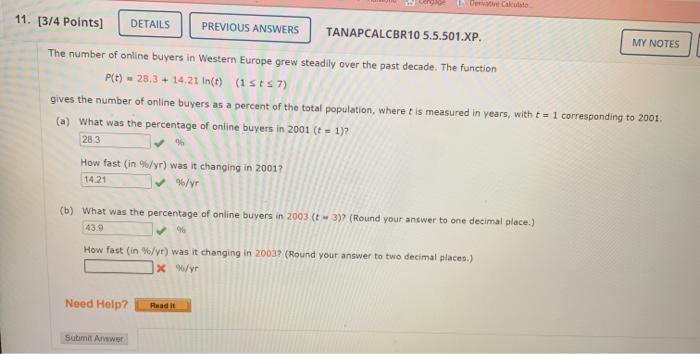 Solved World Population The world population at the | Chegg.com