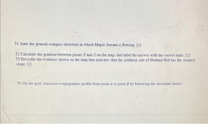 Solved Base your answers to questions 51 through 54 on the | Chegg.com