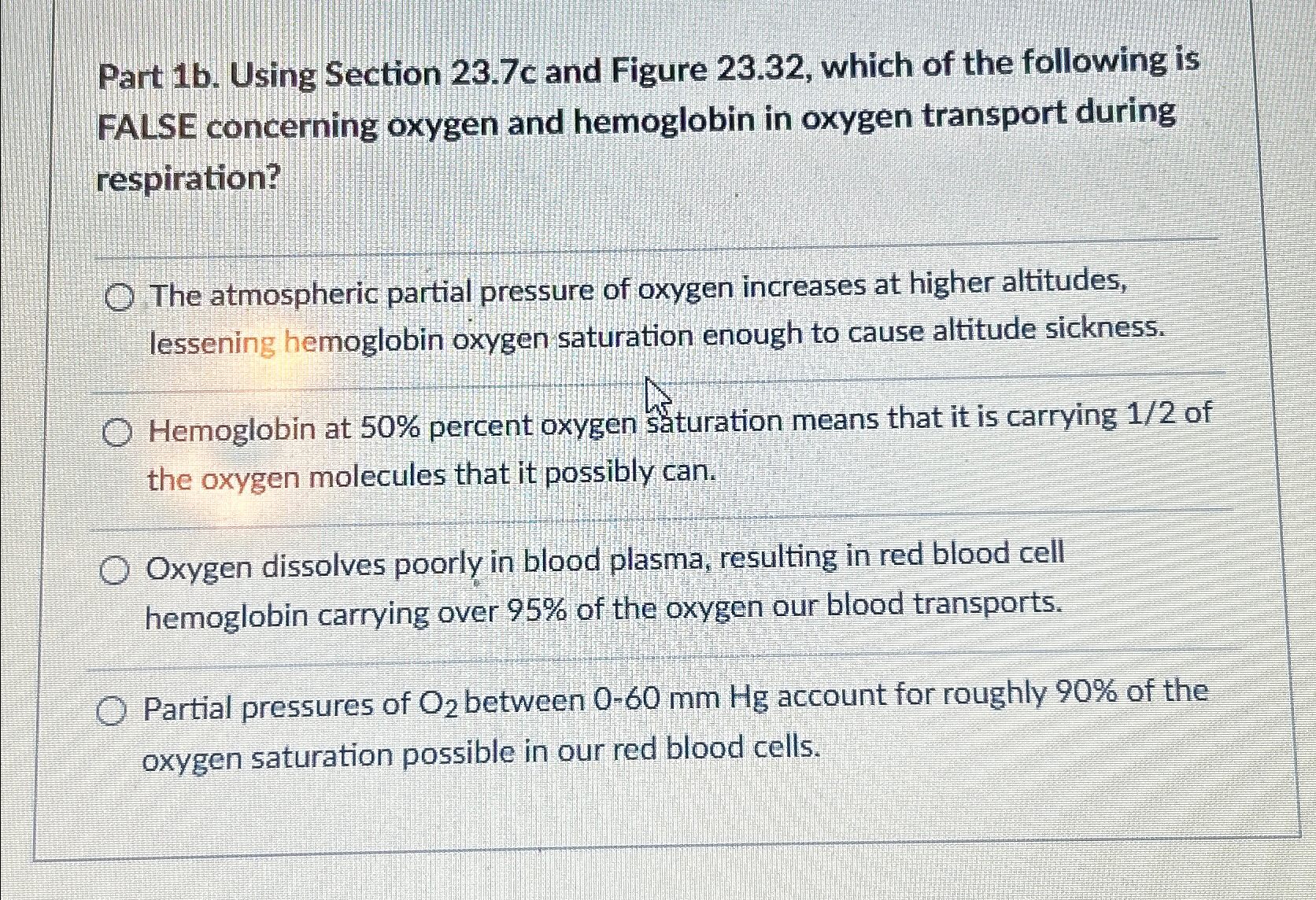 Solved Part 1b. ﻿Using Section 23.7c and Figure 23.32, | Chegg.com