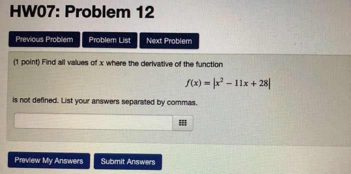 Solved HW07: Problem 10 Previous Problem Problem List Next | Chegg.com