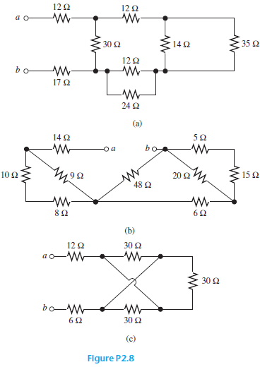 Solved Find The Equivalent Resistance Between Terminals A And 7141