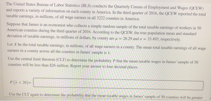 Solved The United States Bureau Of Labor Statistics Bls 8369