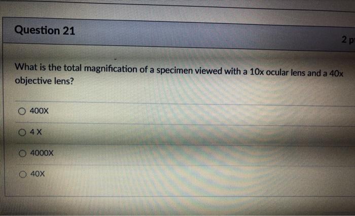 Solved Question 19 The purpose of the ocular lens is to | Chegg.com