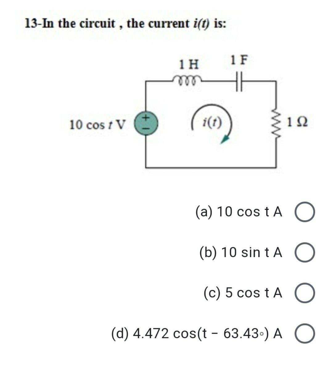 Solved 13-In the circuit 