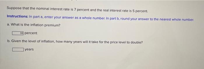 solved-suppose-that-the-nominal-interest-rate-is-7-percent-chegg